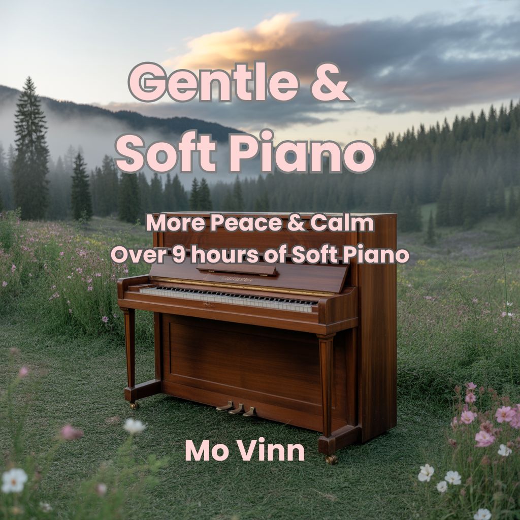 Mo Vinn Music: Gentle & Soft Piano - More Peace & Clam Over 9 Hours of Soft Piano